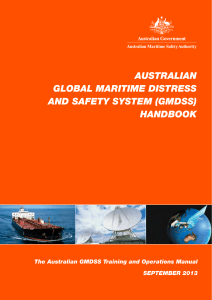 GMDSS Handbook 2013 - Australian Maritime Safety Authority