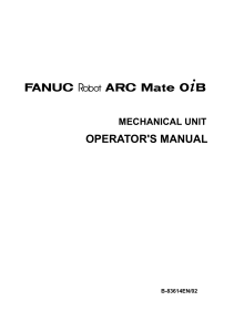 AM-0iB Operation manual [B-83614EN 02]