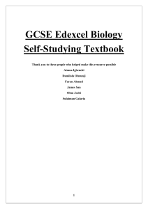 GCSE Edexcel Biology Self-Studying Textbook by Ken Tu