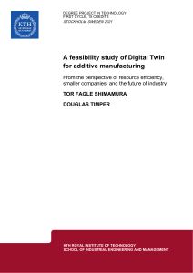 A feasibility study of Digital Twin for AM
