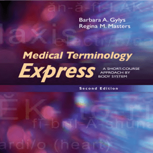 TEXT Medical Terminology Express