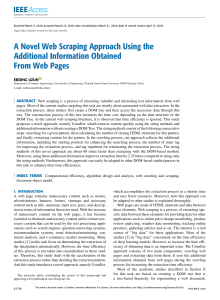 A Novel Web Scraping Approach Using the Additional Information Obtained