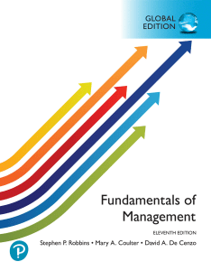 Stephen P. Robbins, Mary A. Coulter, David A. De Cenzo - Fundamentals of Management, Global Edition (2019, Pearson) - libgen.li