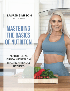 Lauren Simpson - Mastering the Basics of Nutrition