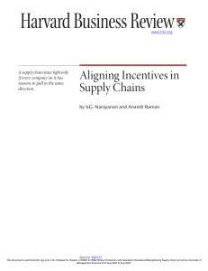 Aligning Incentives In Supply Chain (1)
