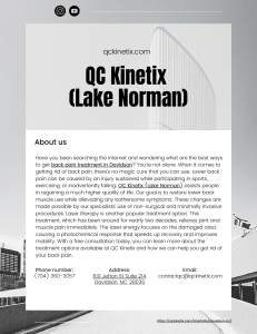 QC Kinetix (Lake Norman)