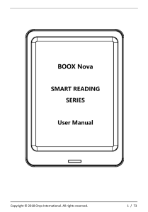 BOOX Nova Users Manual