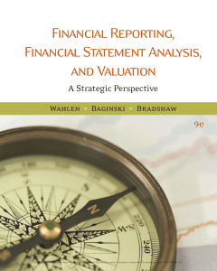 Financial Reporting, Financial Statement Analysis and Valuation- 9E
