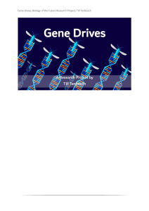 Gene drives, Till Tenbosch, Research Project of the Future-4