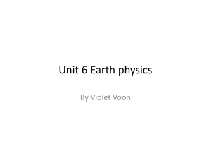 Unit 6 Earth physics
