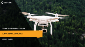 Surveillance Drones - Tracxn Business Model Report - 26 Aug 2021