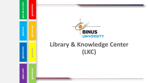 Binus University Library Information & Services