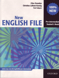 New English File Pre Intermediate Studen