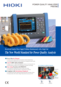 The New world standard for power analysis