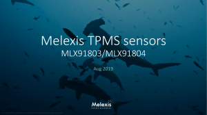Melexis TPMS MLX91804 presentation