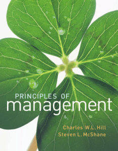 Principles of Management (Charles W. L. Hill, Steven McShane) (z-lib.org)