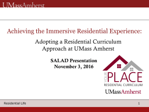 Res Curriculum November 2016 SALAD Presentation