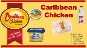 Caribbean Chicken ppt