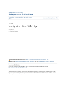 Immigration of the Gilded Age