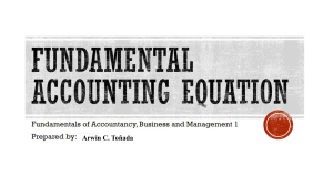 FABM1 Lesson7-1 Accounting-Equation