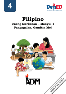 Filipino-4 Q1 Module-1 CO pangngalan-gamitin-mo