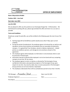 Employee Contract - Moyosoluma Modile