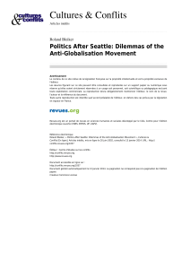 Bleiker, Politics After Seattle Dilemmas of the Anti Globalisation Movement 2002