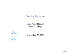 7 Slutsky Equation with notes