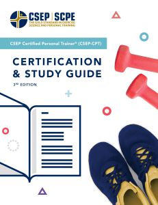 CSEP-CPT Certification and Study Guide 