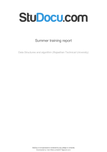 summer-training-report