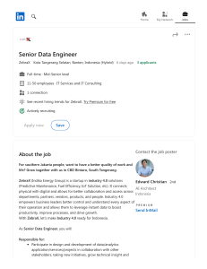 (27) Senior Data Engineer   ZebraX   LinkedIn