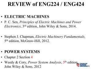 Lecture 01 Review of ENG224  or ENG524
