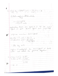 Physics Worksheet: Momentum and Forces Calculations