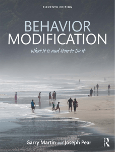 Book - Behavior Modification What it is and how to do it