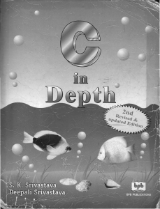 C in Depth (2nd ed.) [Srivastava 2009-06-30]