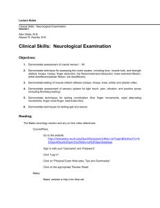 Neurological-Exam-Lecture-Notes