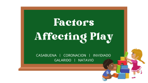 FACTORS AFFECTING PLAY (2)