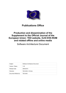 EN-Annex TS1.2 Software+Architecture+Document