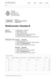 2018 P MS - Kings - Prelim Yearly Exam Paper