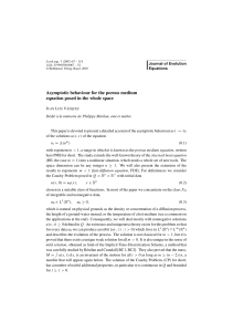 Asymptotic behaviour for the porous medium equation posed in the whole space