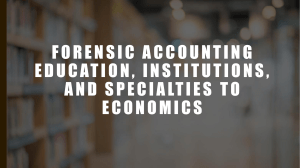 4. Lecture04 Forensic Accounting Education