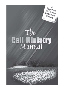 Cell Ministry Manual: Christian Leadership & Soul Winning