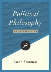 Political Philosophy - An Introduction