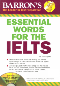 Barron s Essential Words For IELTS