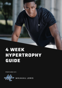 Hypertrophy Guide