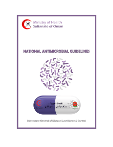 national antimicrobial guidelines - oman