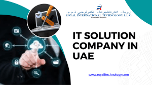 IT SOLUTION COMPANY IN UAE