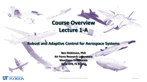 Adaptive Control for Aerospace 