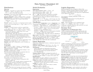 Data Science Cheatsheet