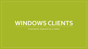 Windows Client